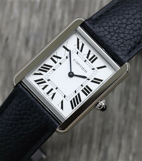 youtube cartier tank solo|cartier tank solo large men's.